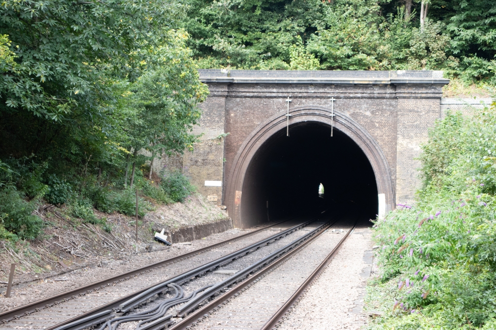 Elmstead Woods railway station tunnel